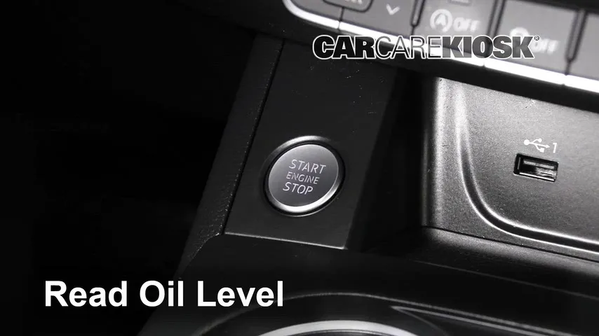 2018 Audi A5 Sportback Premium Plus 2.0L 4 Cyl. Turbo Oil Check Oil Level